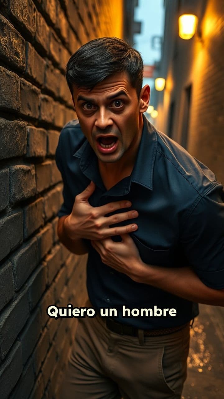 Hombre con dolor y falta de aire