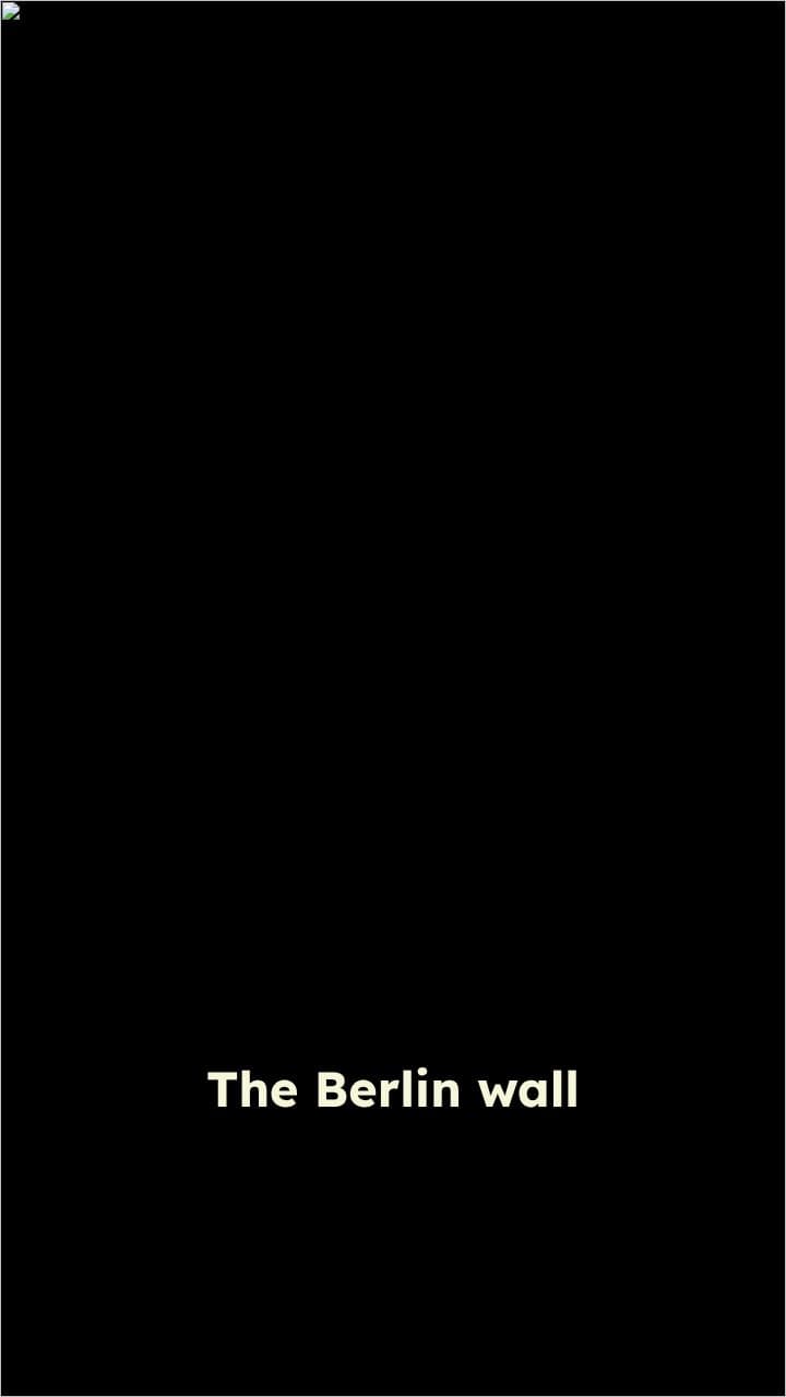 The Construction of the Berlin Wall