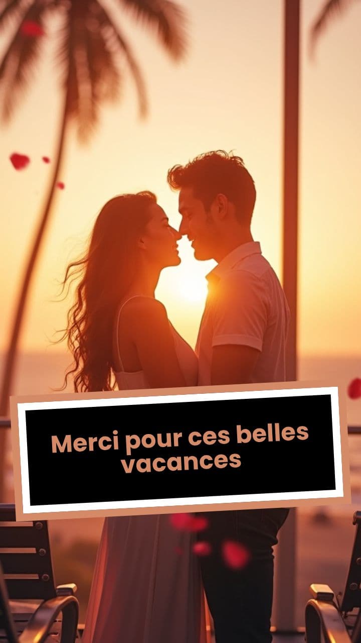 Merci pour ces belles vacances