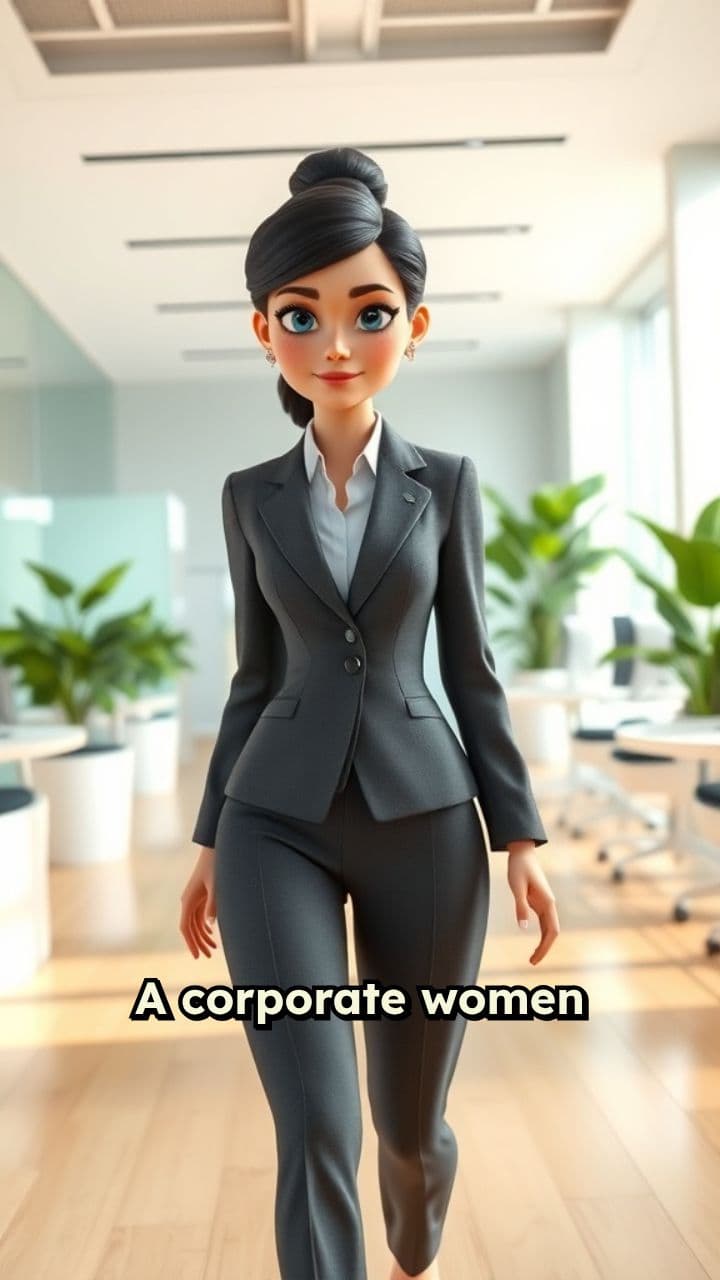Corporate Woman in Office
