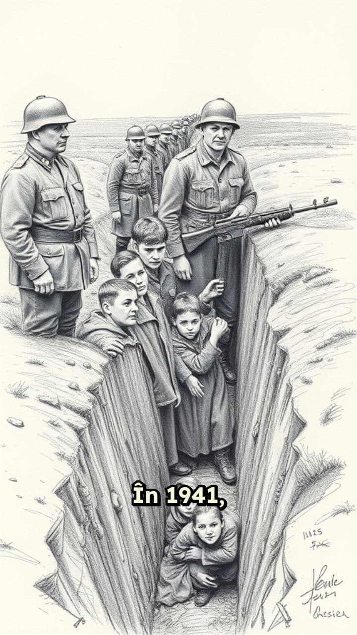 Îngroparea de vii a prizonierilor ruși