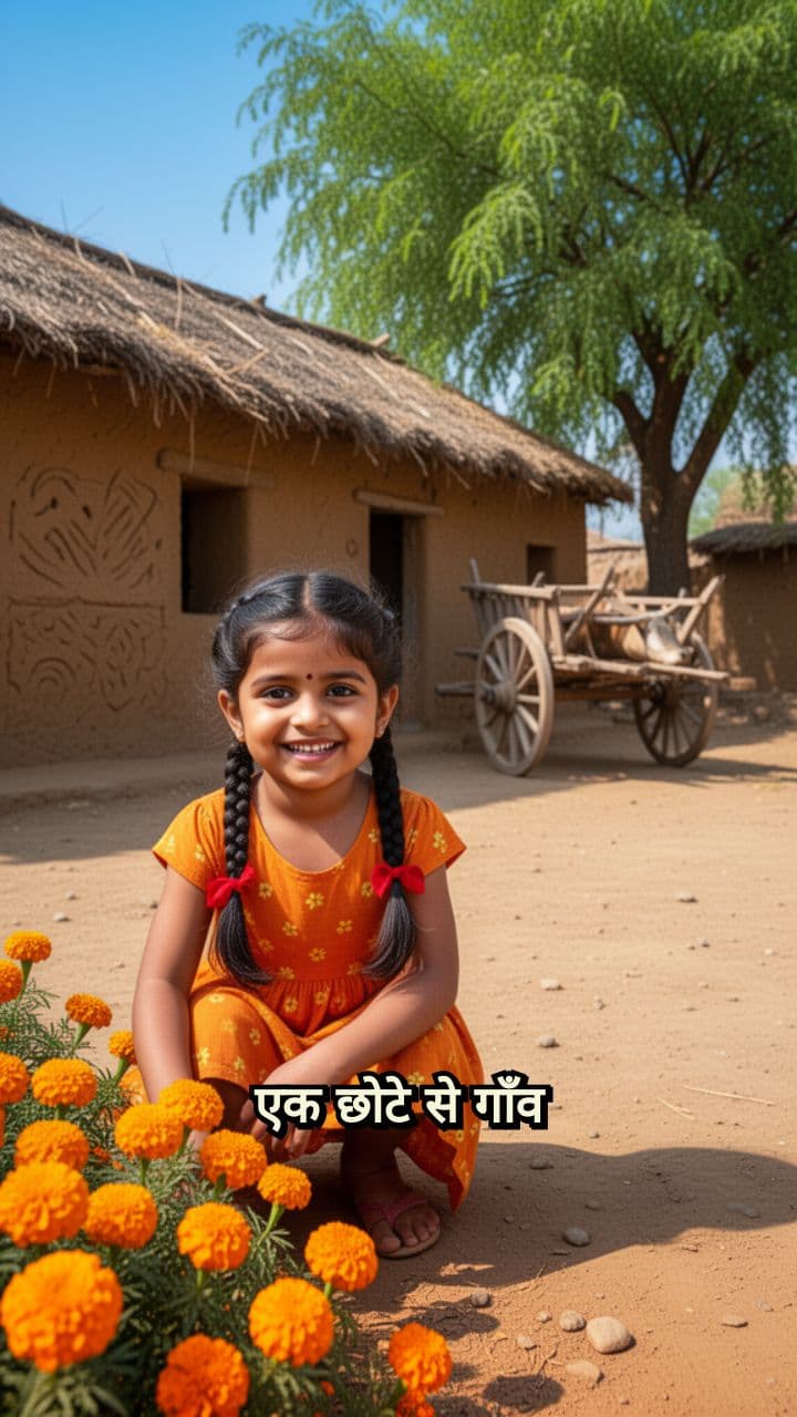 राधा की मेहनत, गुड़िया की सीख