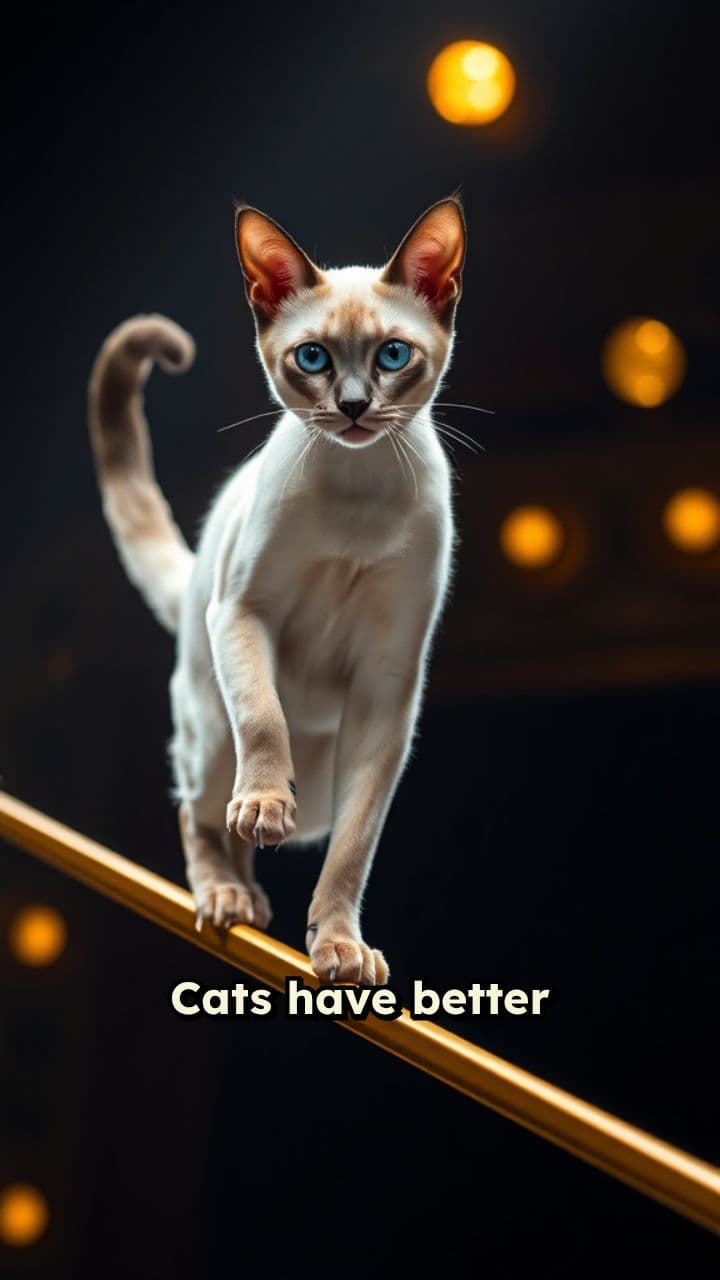 Graceful Felines: Masters of Balance