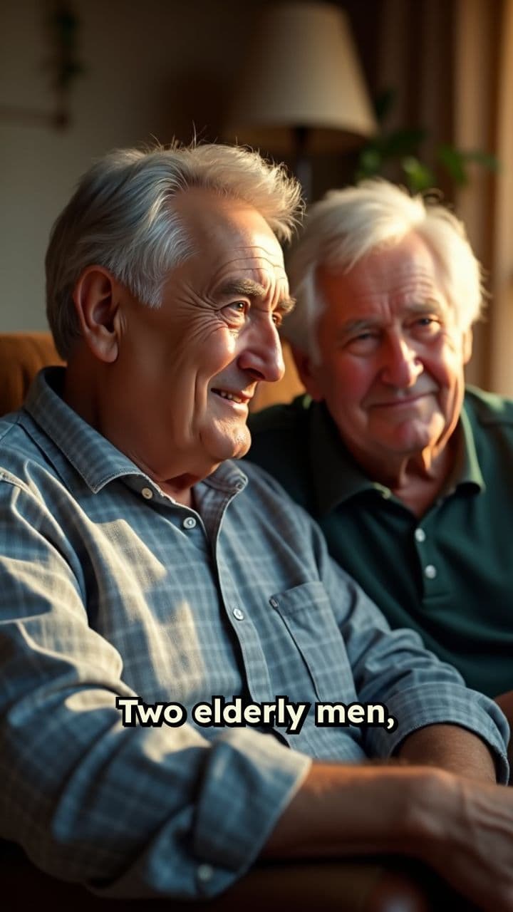 Elderly Men Share Dark Humor Jokes