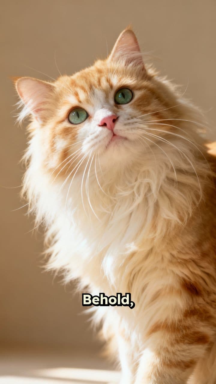 A Day in the Life of a Fluffy Cat