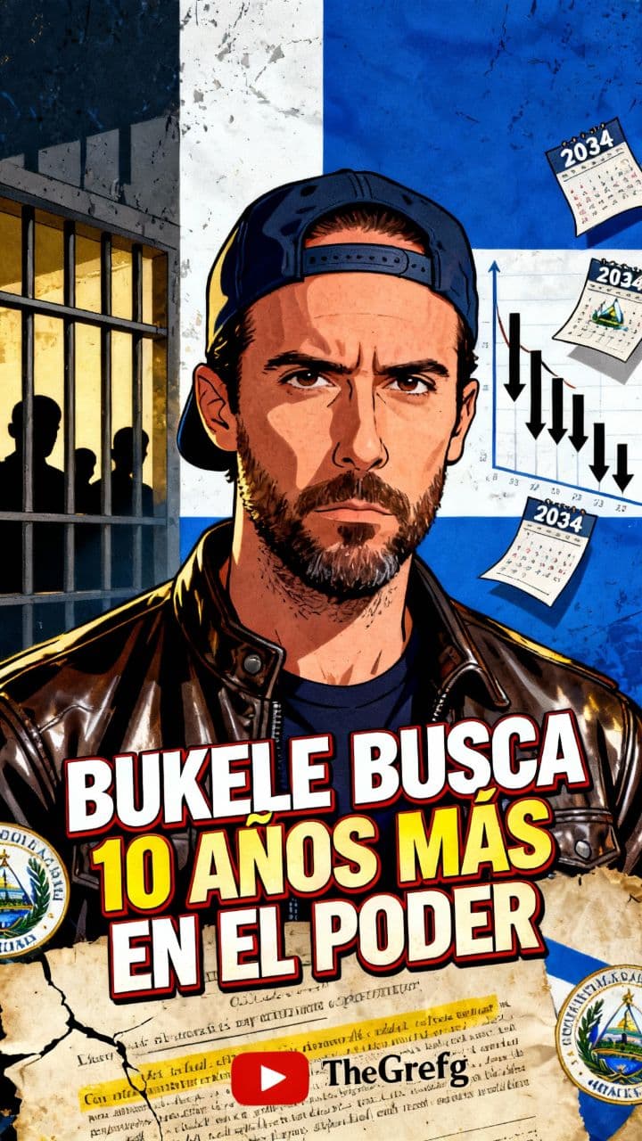 Bukele busca 10 años más en el poder