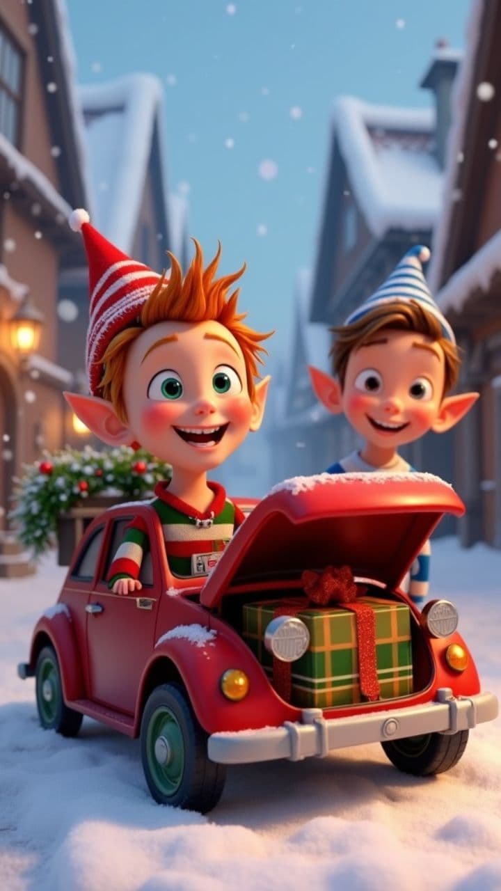 Le Covoiturage des Lutins de Noël