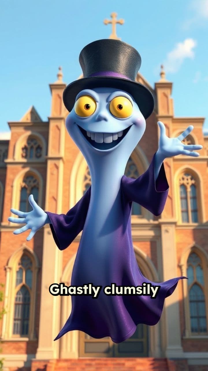 Ghastly's Clumsy Welcome