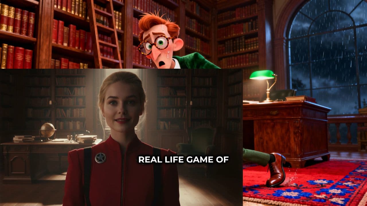 Mr. Green in the Library