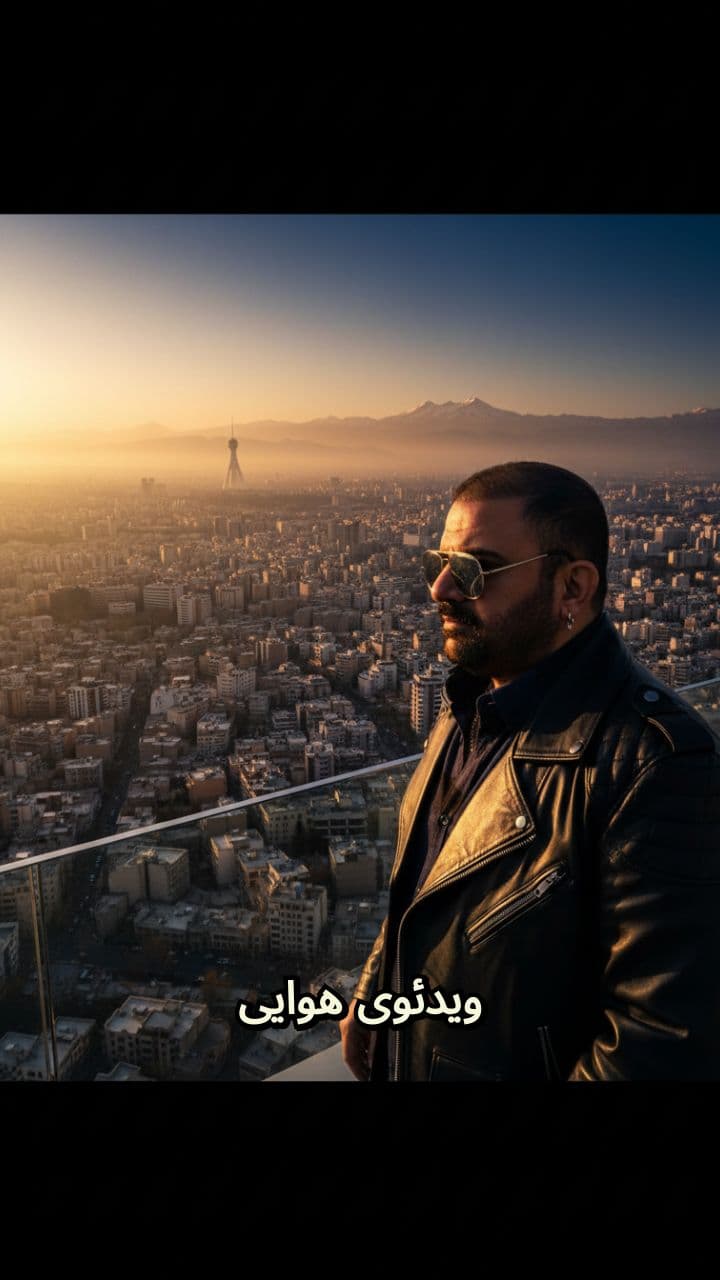 ویدئوی هوایی تهران بزرگ