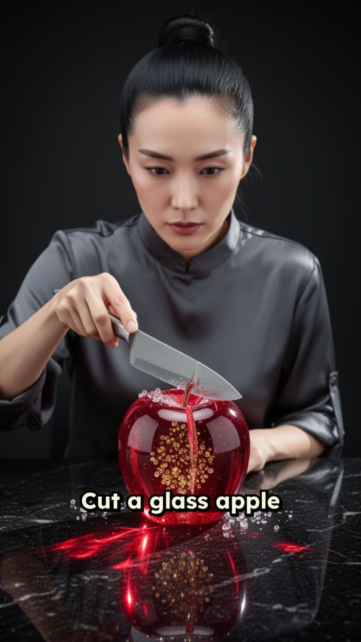 Cutting a Glass Apple