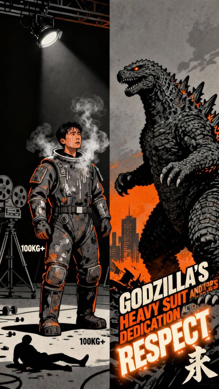 Godzilla's Heavy Suit and Actor's Dedication
