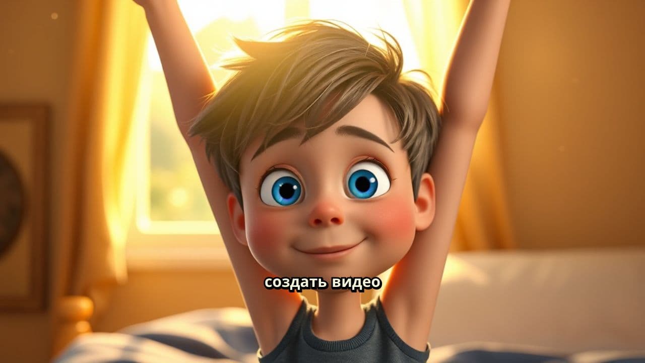 День из жизни мультяшного мальчика