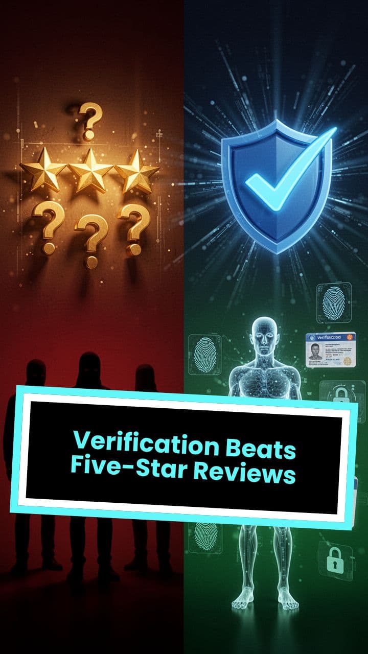Verification Beats Five-Star Reviews