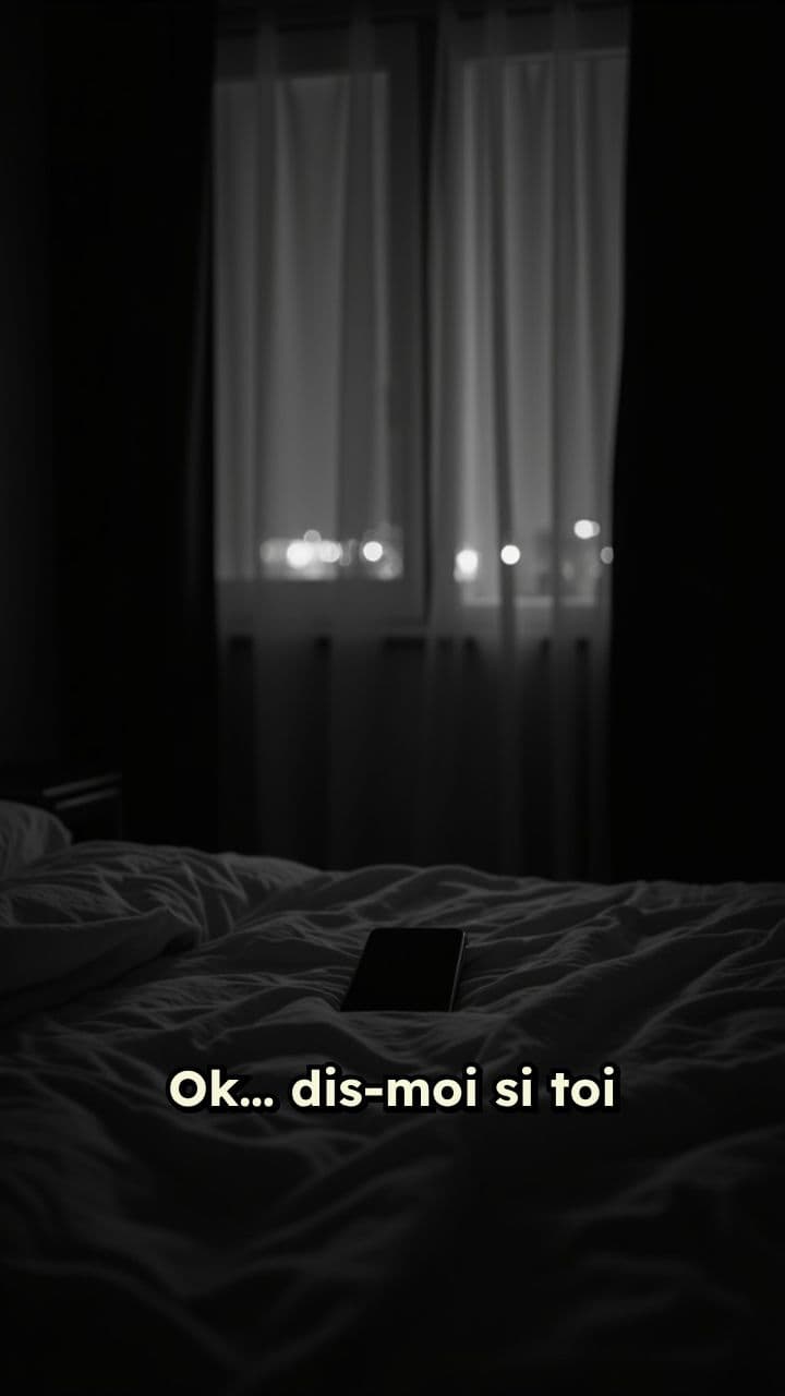 Message mystérieux et angoissant