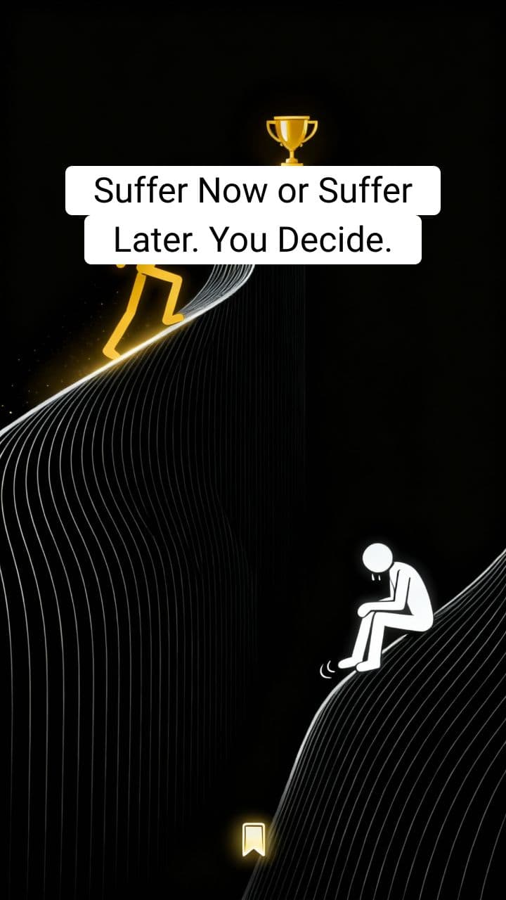 Suffer Now or Suffer Later. You Decide.