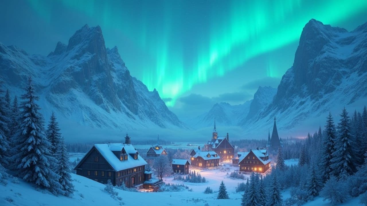 Julenissen i raggarbil