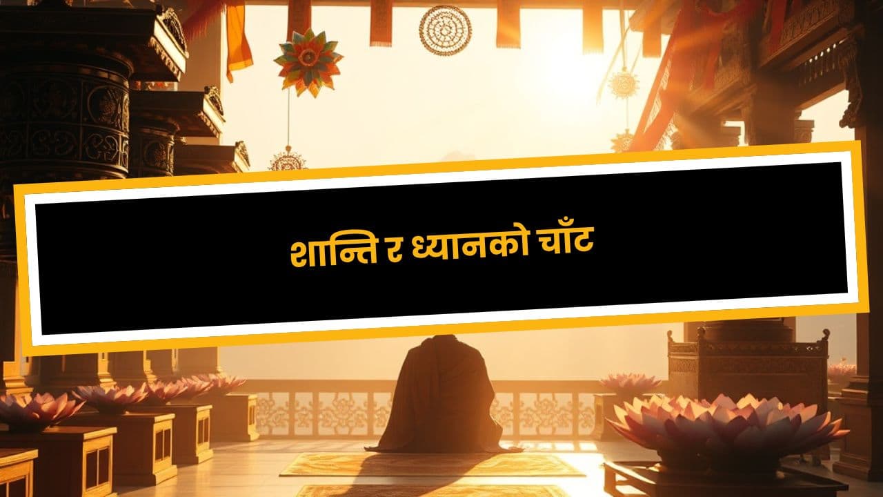 शान्ति र ध्यानको चाँट