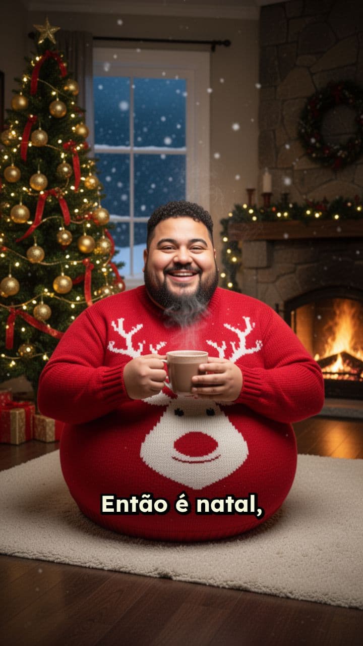 Mensagem de Natal com provocação ao Maicon