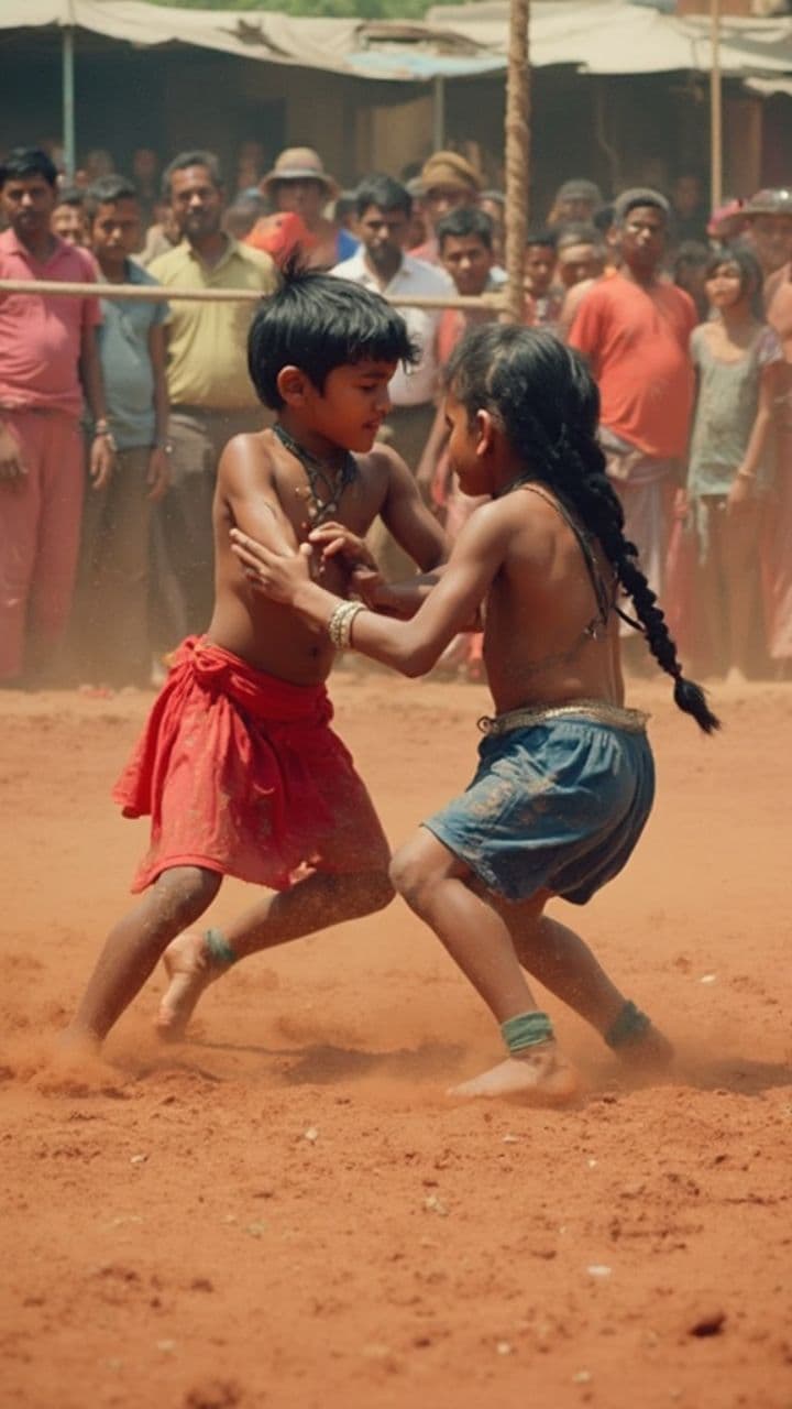 कुश्ती, दौड़ और नकद इनाम!