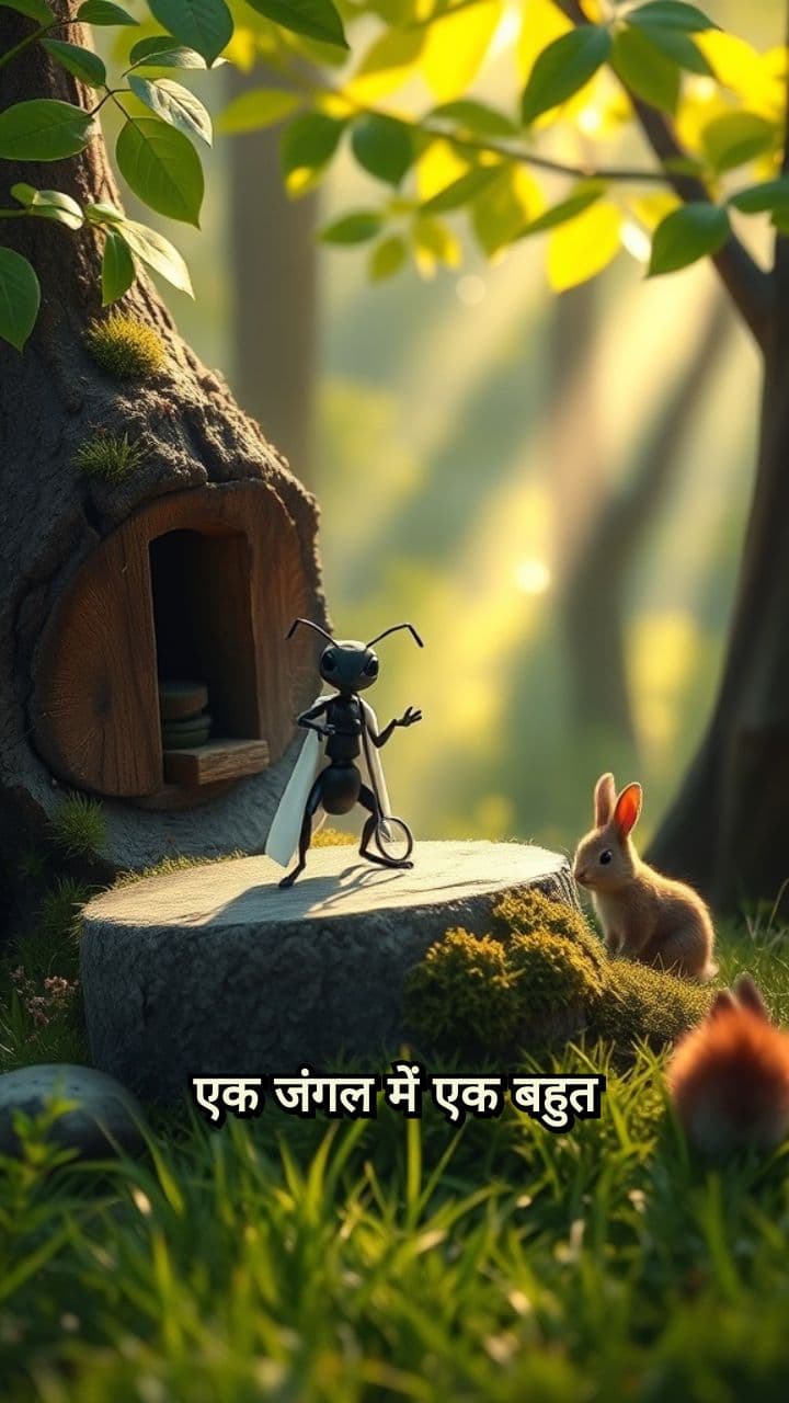 डॉक्टर चींटी और डरा हाथी