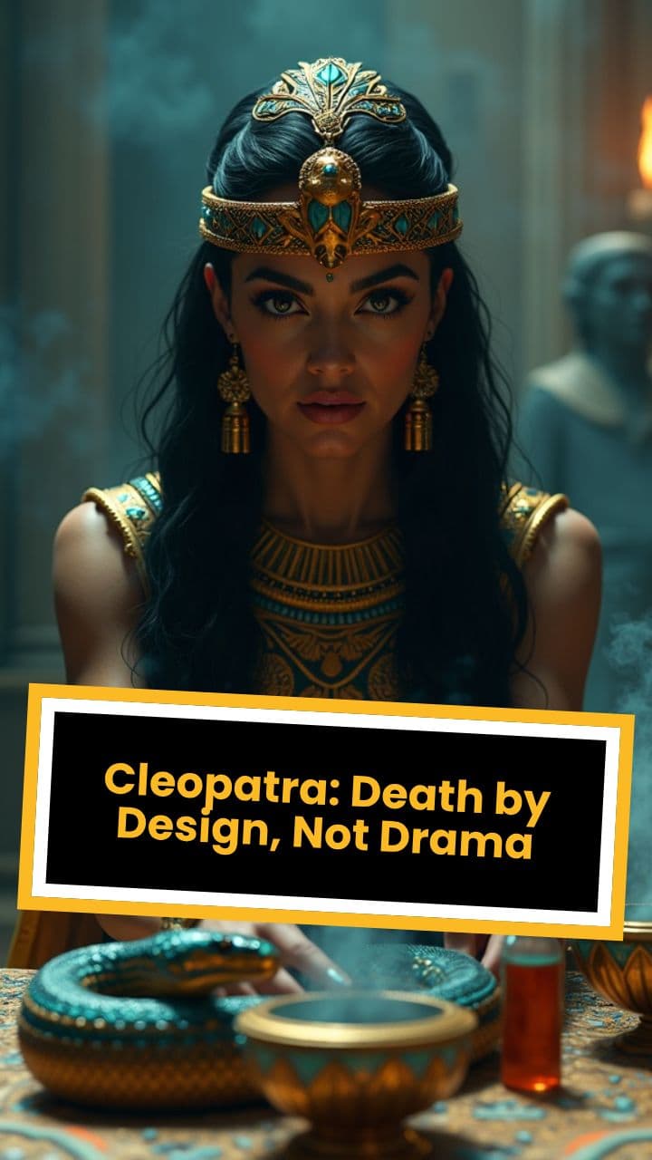 Cleopatra: Death by Design, Not Drama