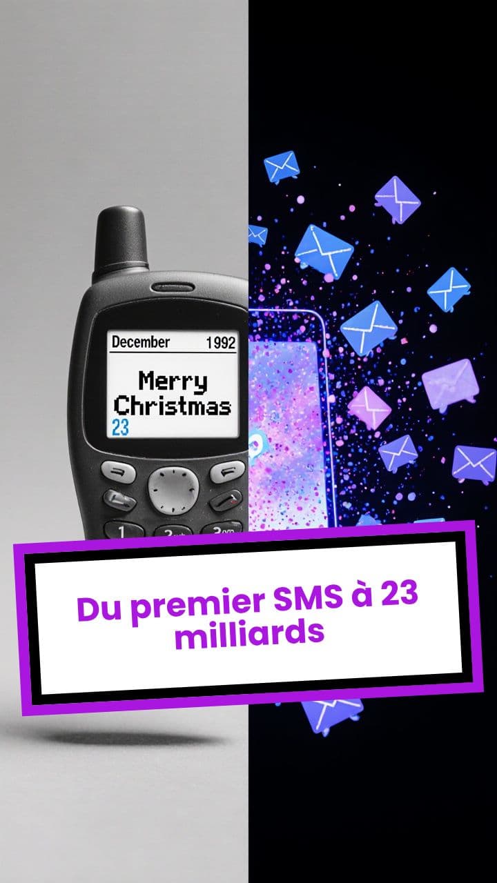 Du premier SMS à 23 milliards
