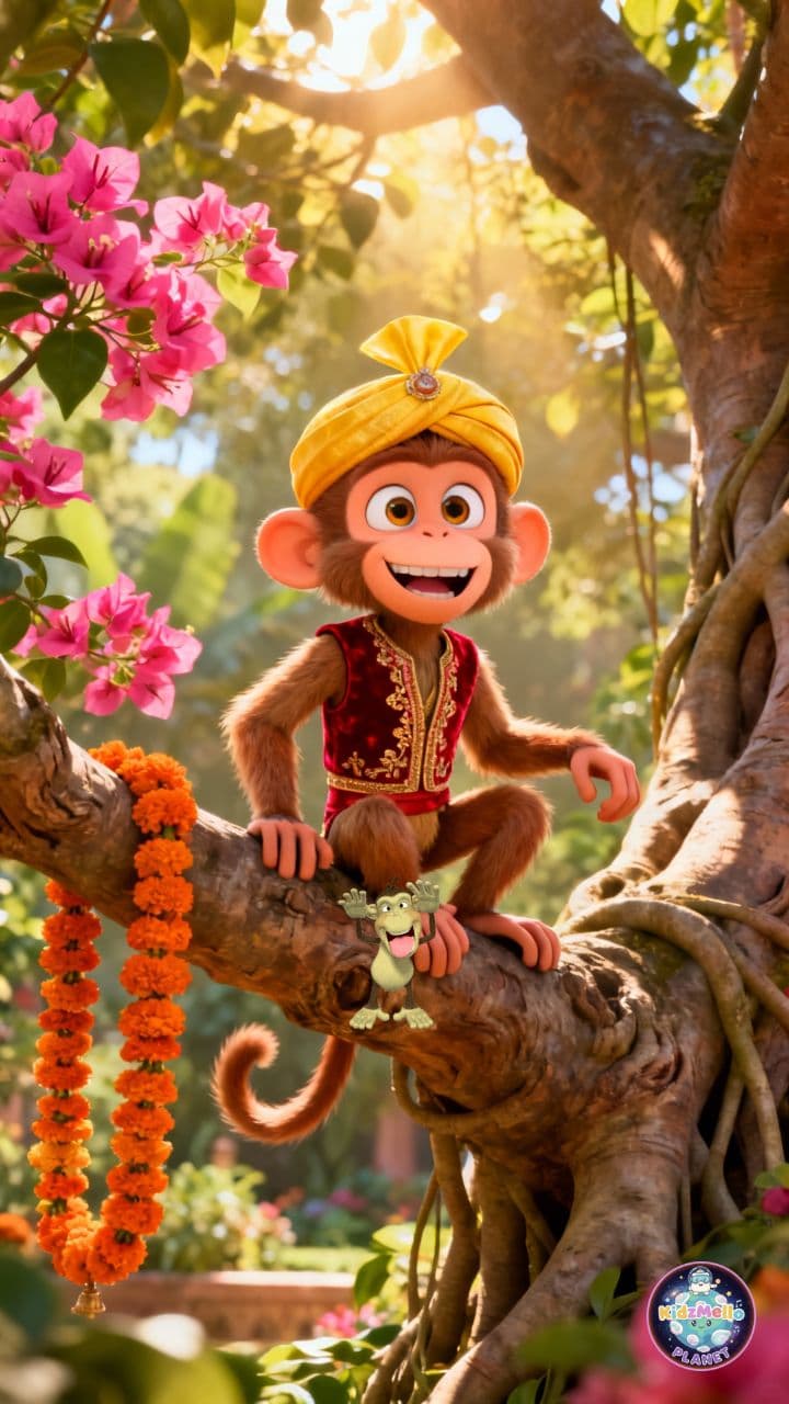 बंदर मामा की मस्ती