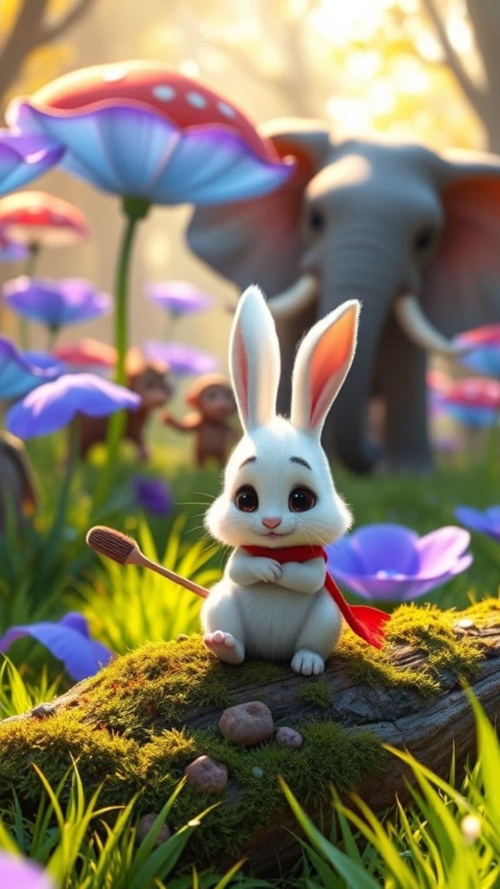 छोटू खरगोश और जादुई पेंसिल