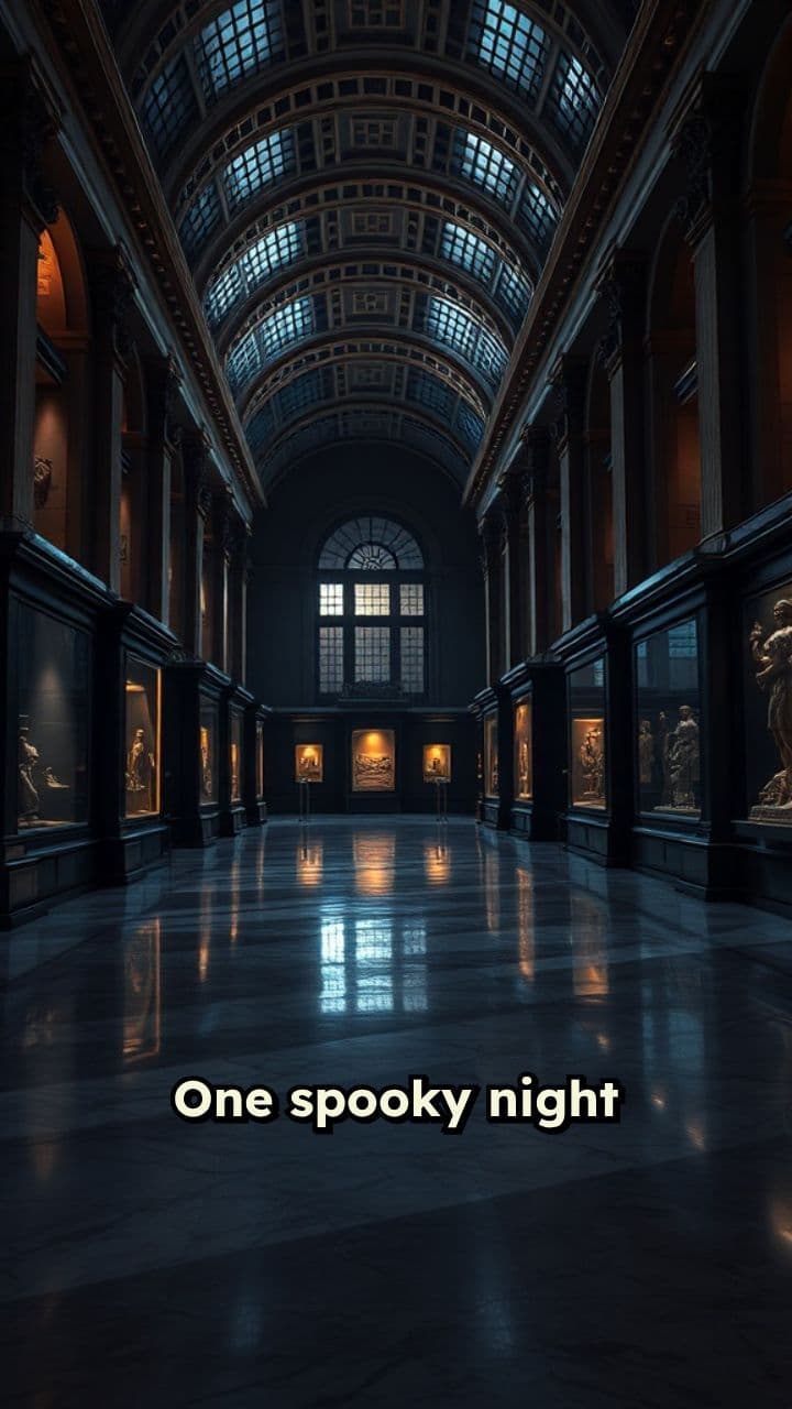 The Statue's Spooky Adventure