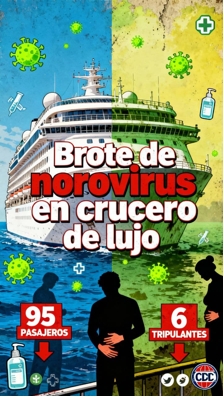 Brote de norovirus en crucero de lujo