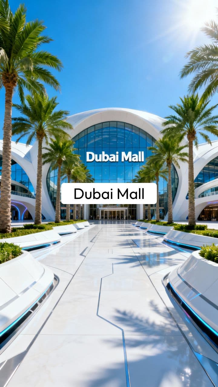 Futuristic Dubai Mall 2050