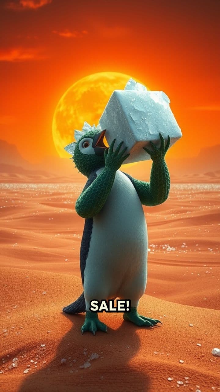 Pinguino-Cactus: The Salt Connoisseur