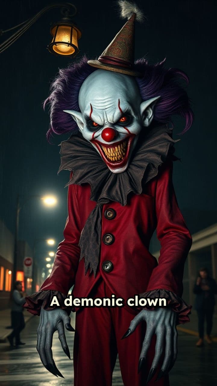Demonic Clown Terrorizes Ohio at Night
