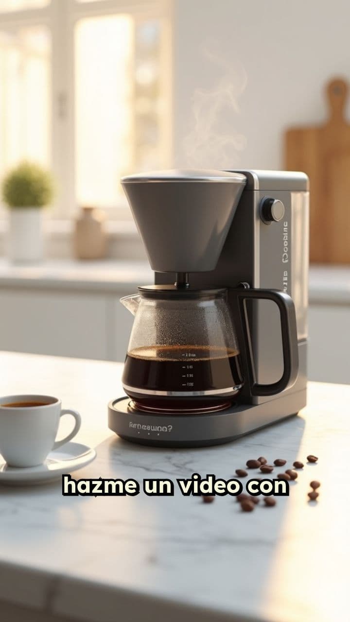 Cafetera Cecotec 800 ml en acción