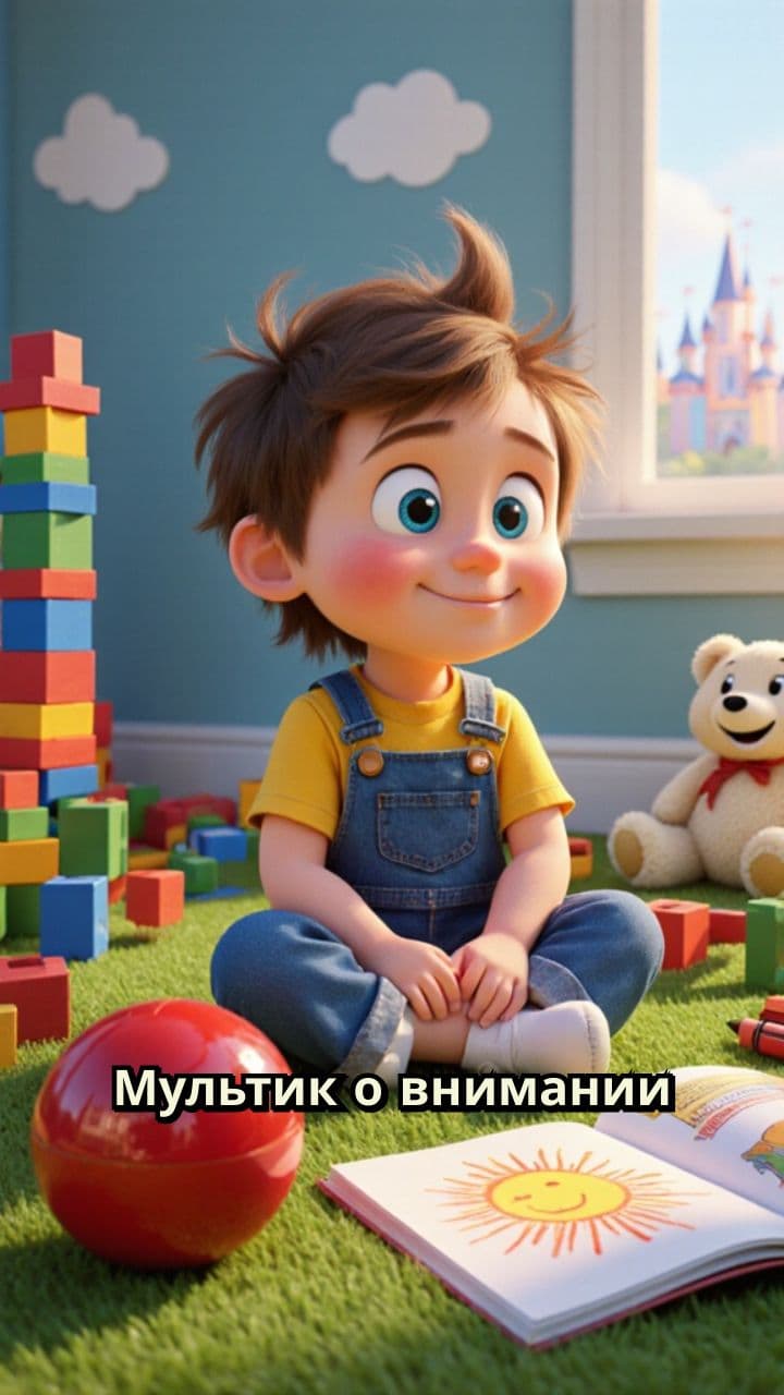 Внимание в мультфильме