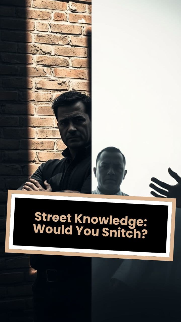 Street Knowledge: Would You Snitch?