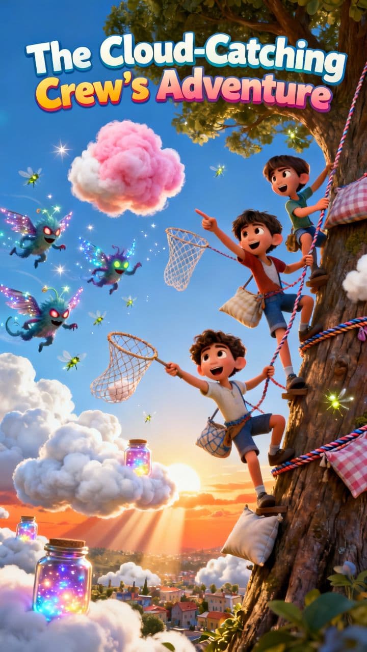The Cloud-Catching Crew's Adventure