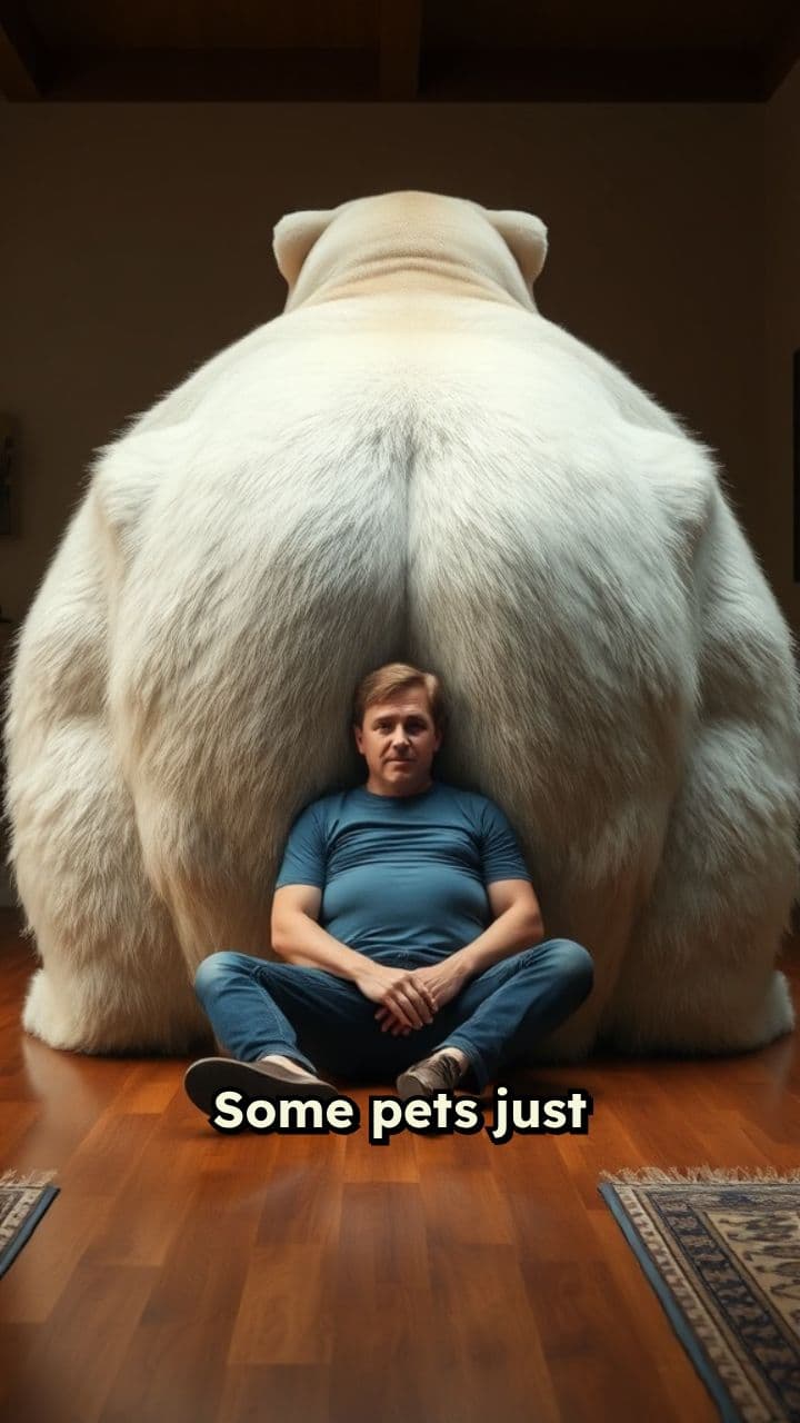 A Giant Polar Bear's Cuddle