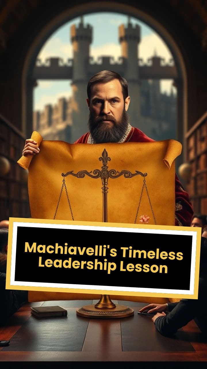 Machiavelli's Timeless Leadership Lesson