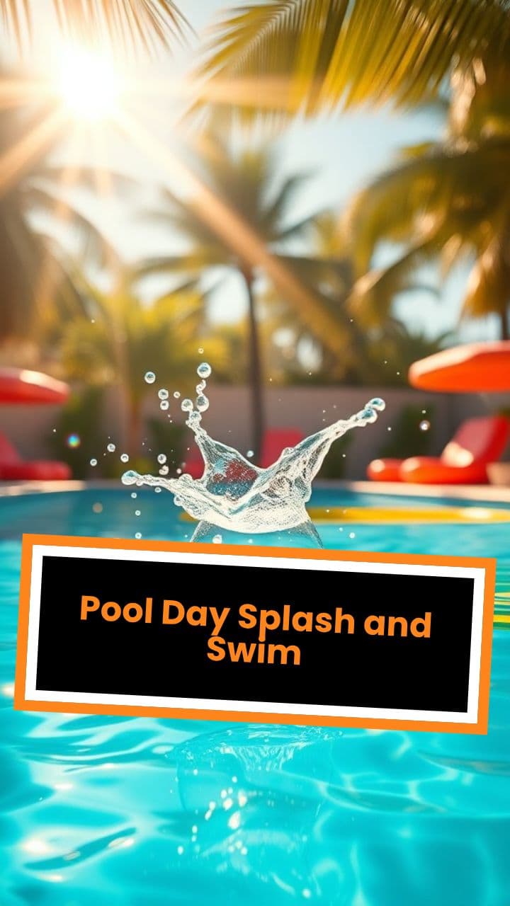 Pool Day Splash and Swim