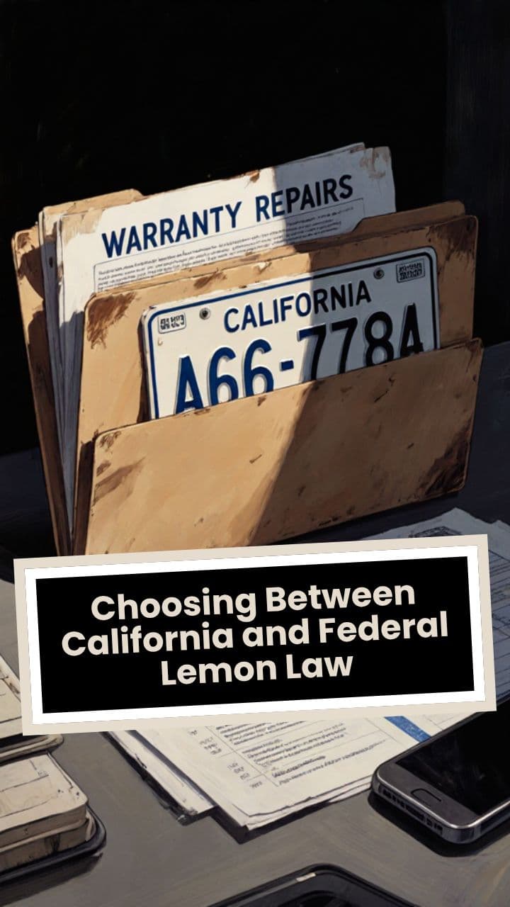 Choosing Between California and Federal Lemon Law