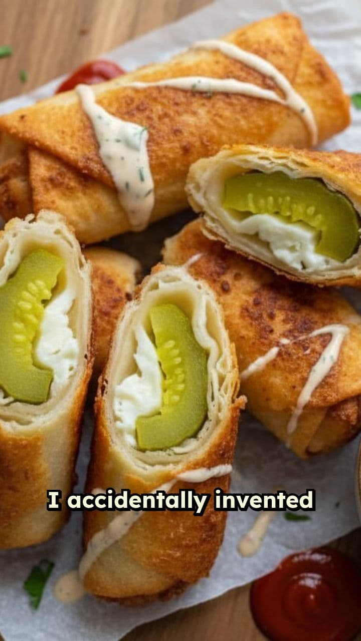 Addictive Pickle Egg Rolls Recipe
