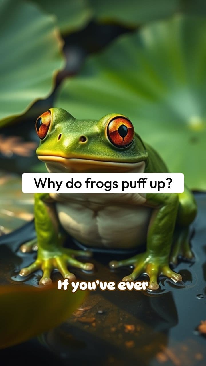 Why Do Frogs Puff Up Their Bodies? | RapidSmartFacts