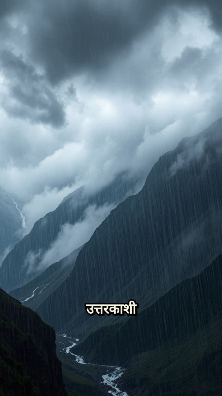 उत्तरकाशी में बादल फटने से तबाही