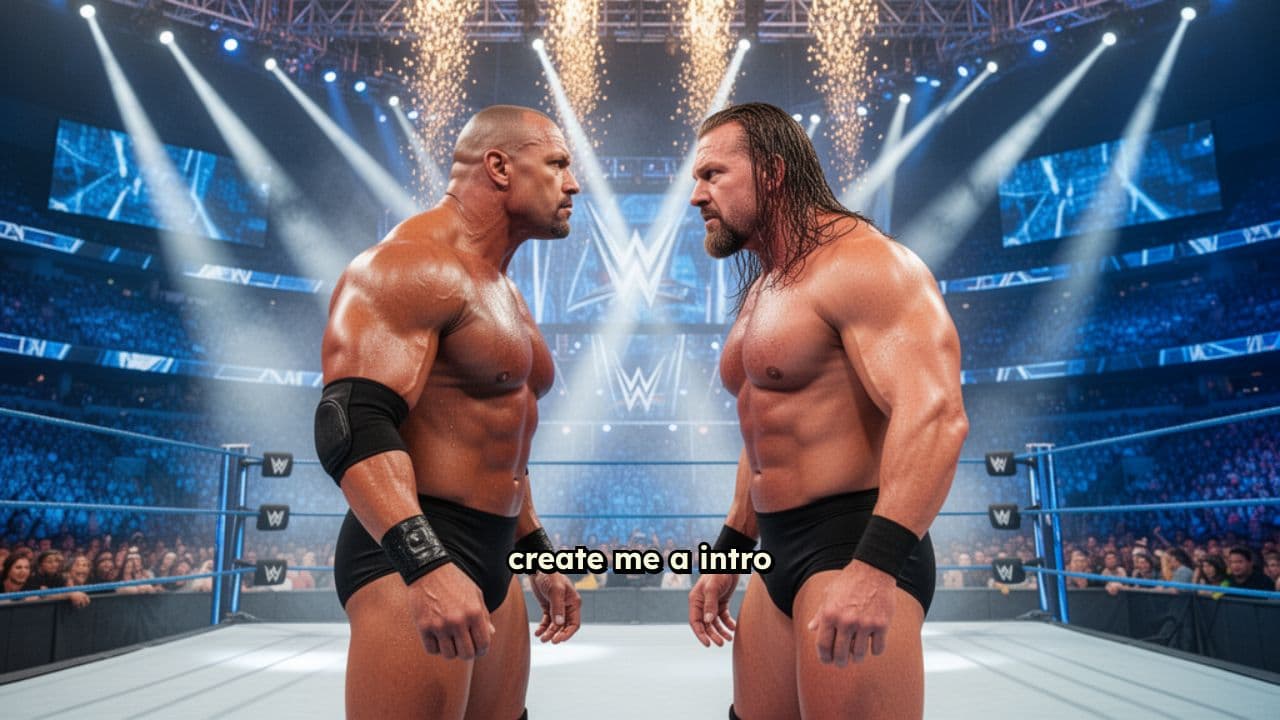 SmackDown Intro: Rock vs Triple H
