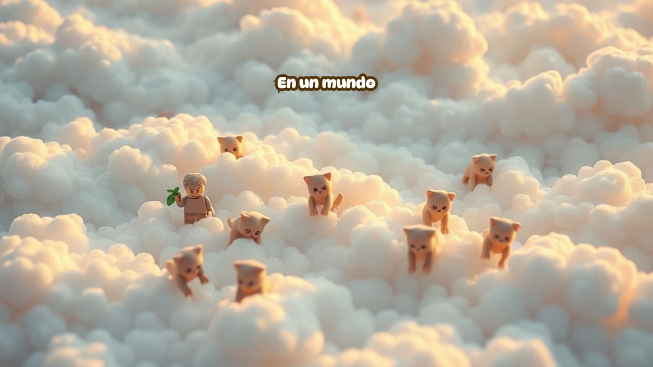 Gatitos y Perritos en las Nubes LEGO