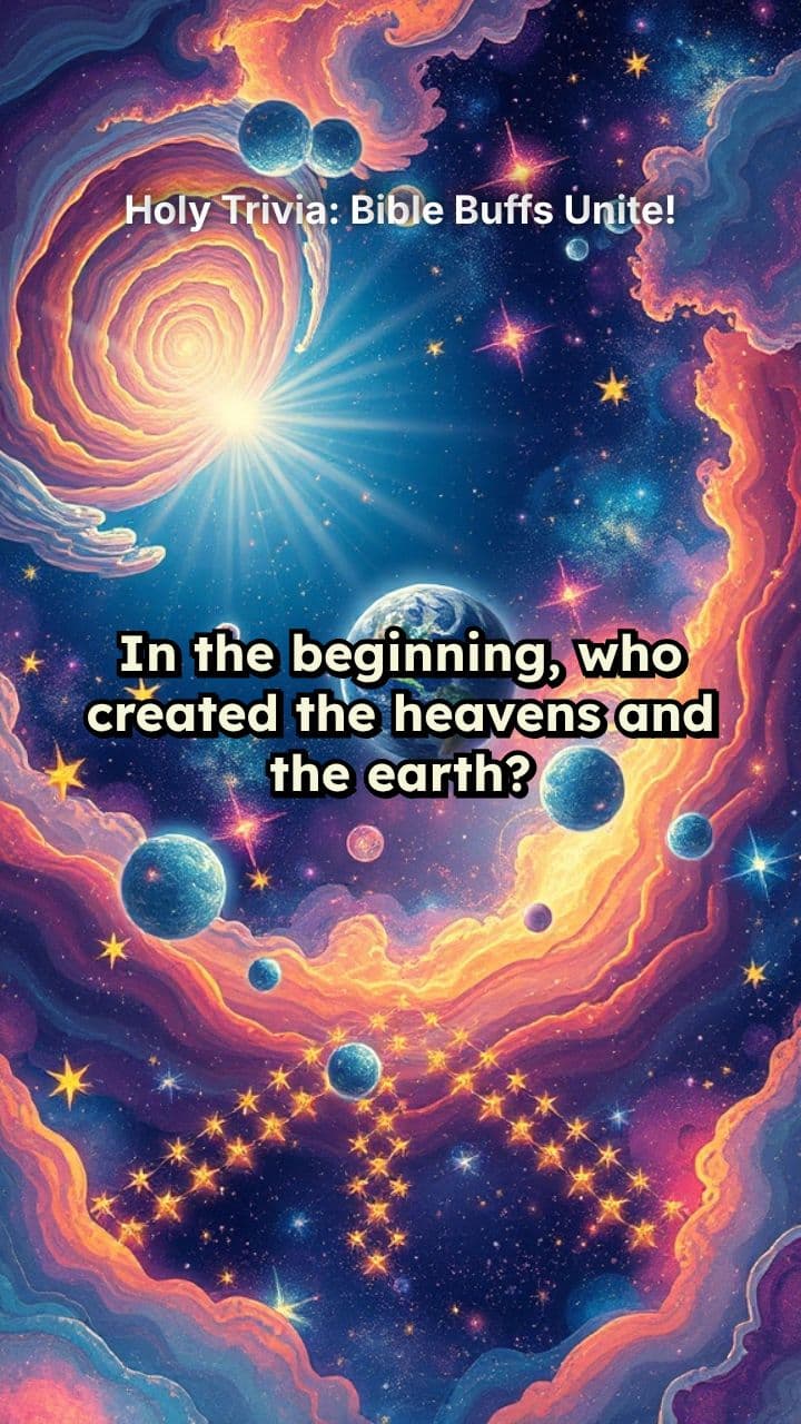 Holy Trivia: Bible Buffs Unite!