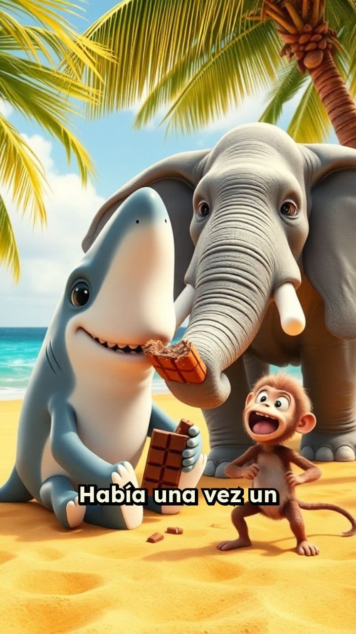 El mono y su chocolate perdido