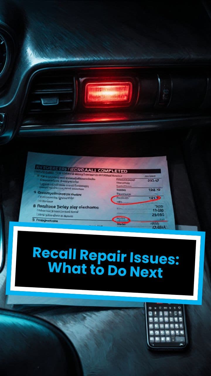 Recall Repair Issues: What to Do Next